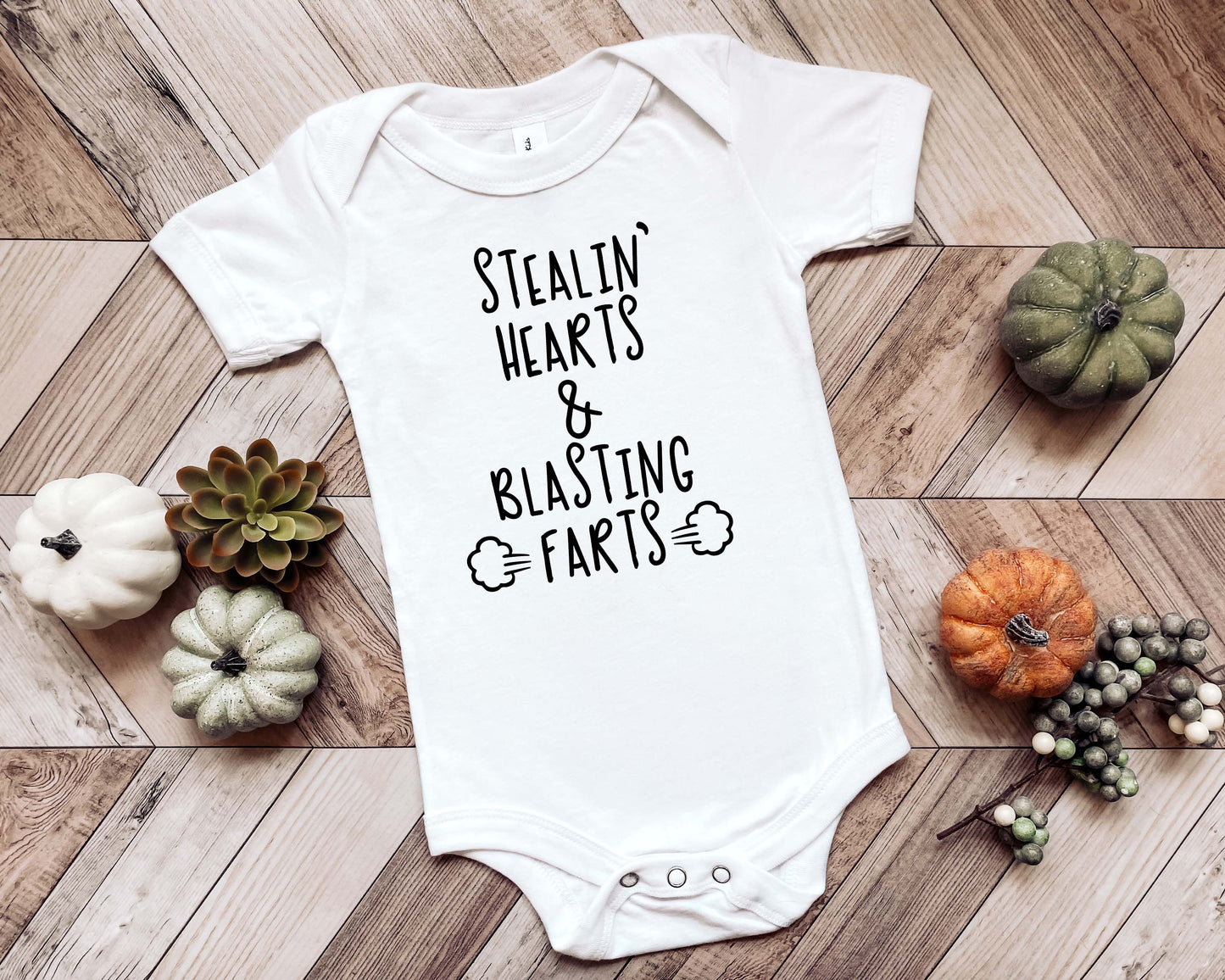 Stealin' Hearts & Blasting Farts Onesie/Shirt