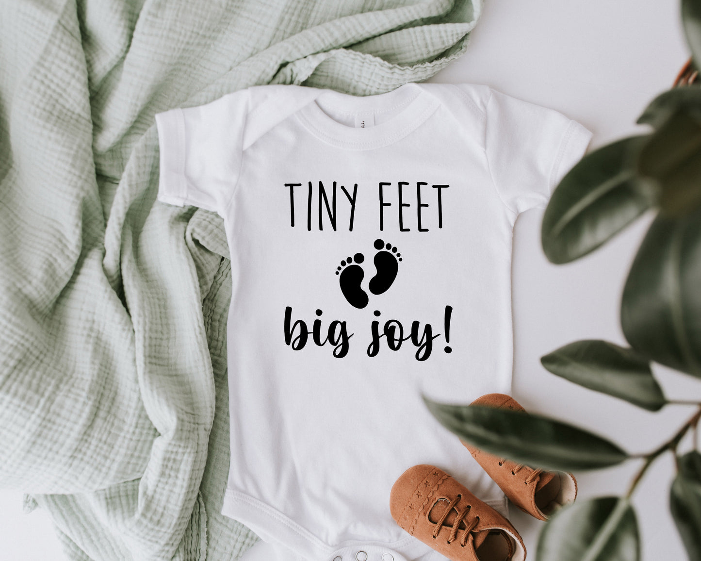 Tiny Feet Big Joy Onesie/Toddler Shirt