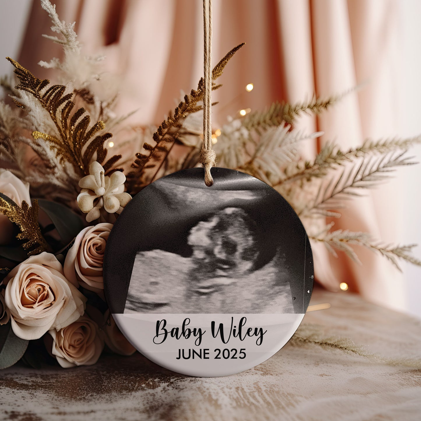 Baby Ultrasound Ornament