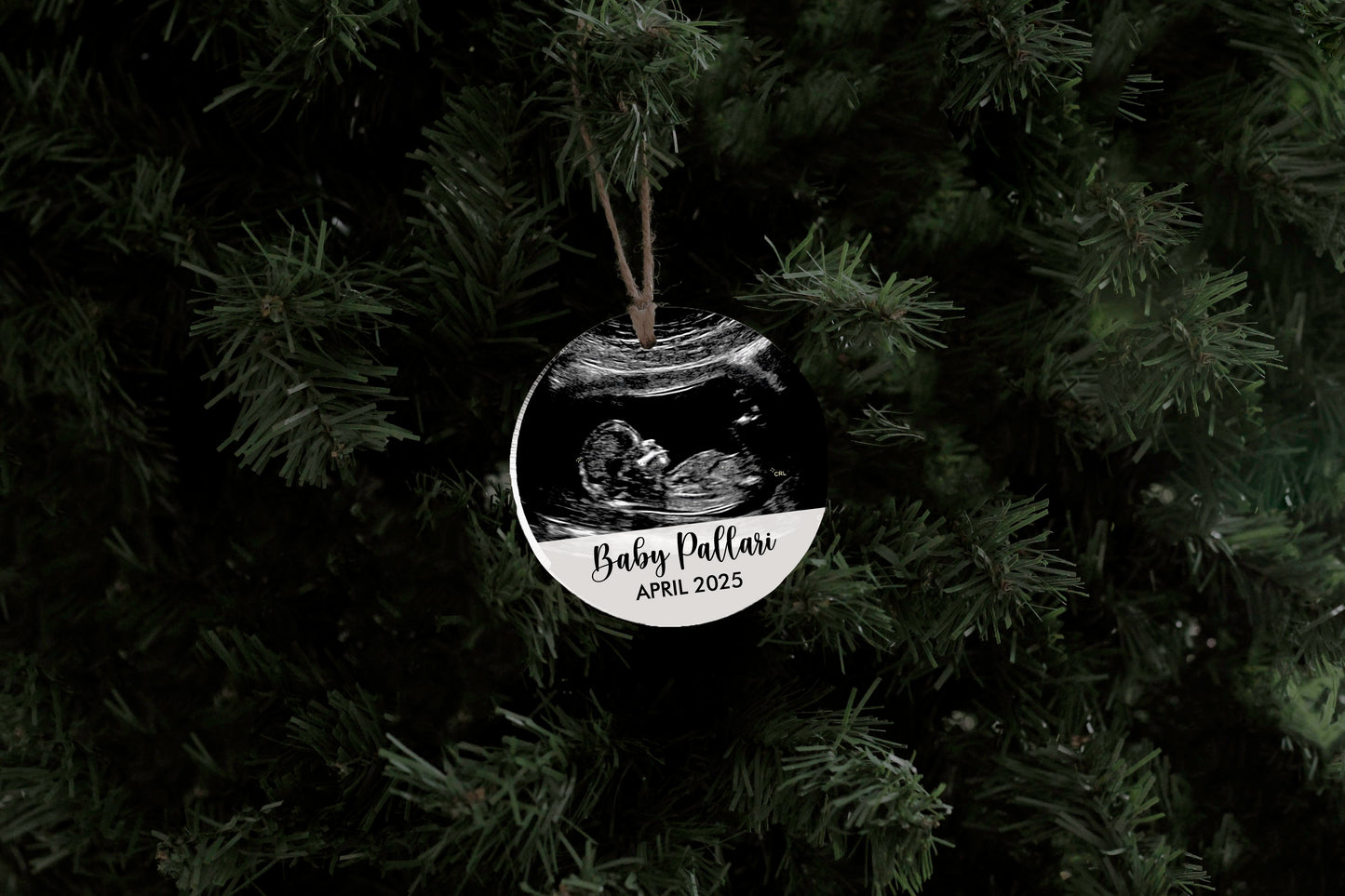 Baby Ultrasound Ornament