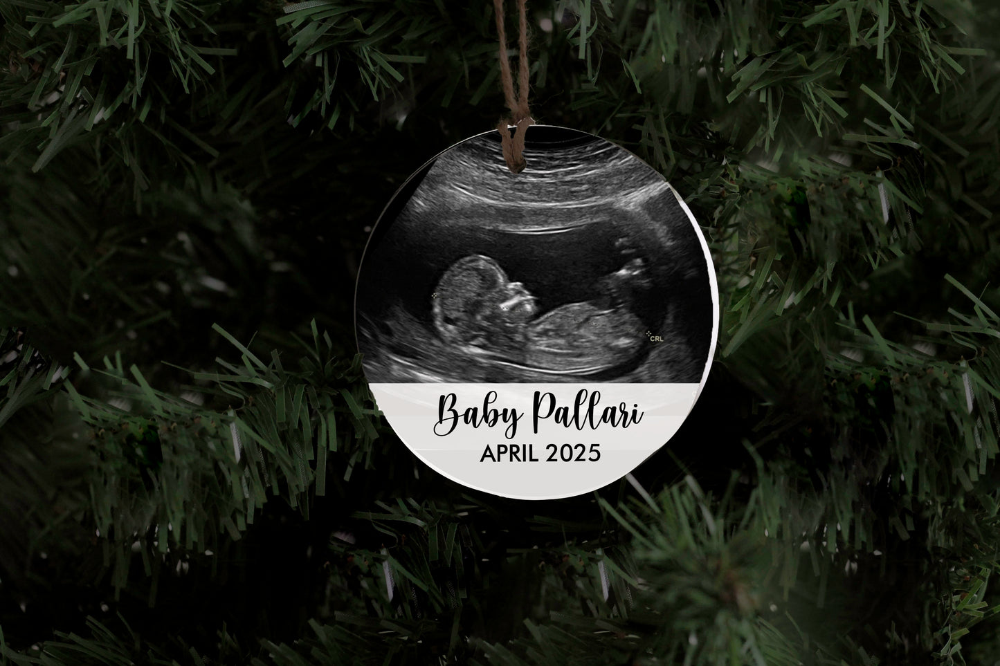 Baby Ultrasound Ornament