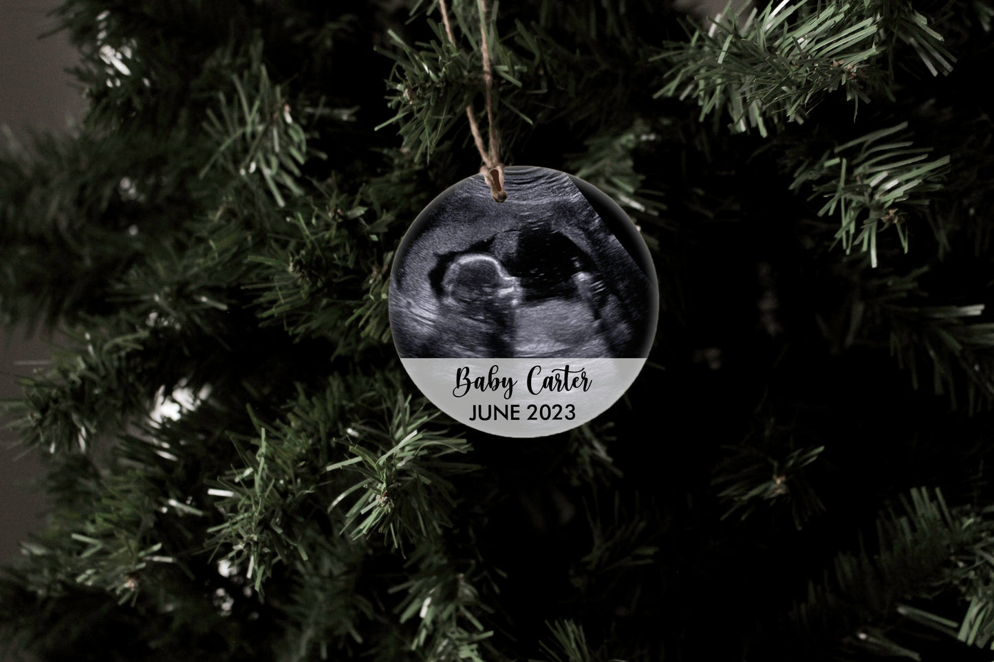 Baby Ultrasound Ornament