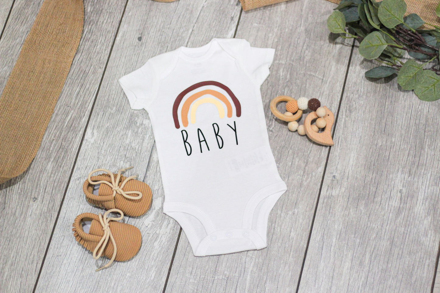 Rainbow Baby Onesie