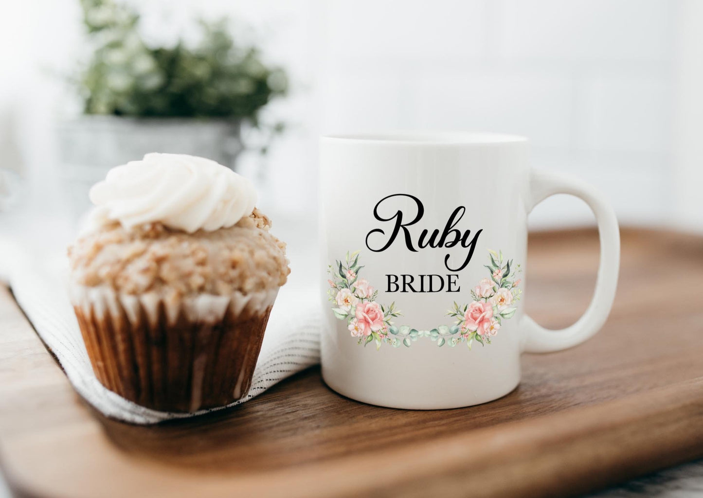 Bride Mug - Floral Print