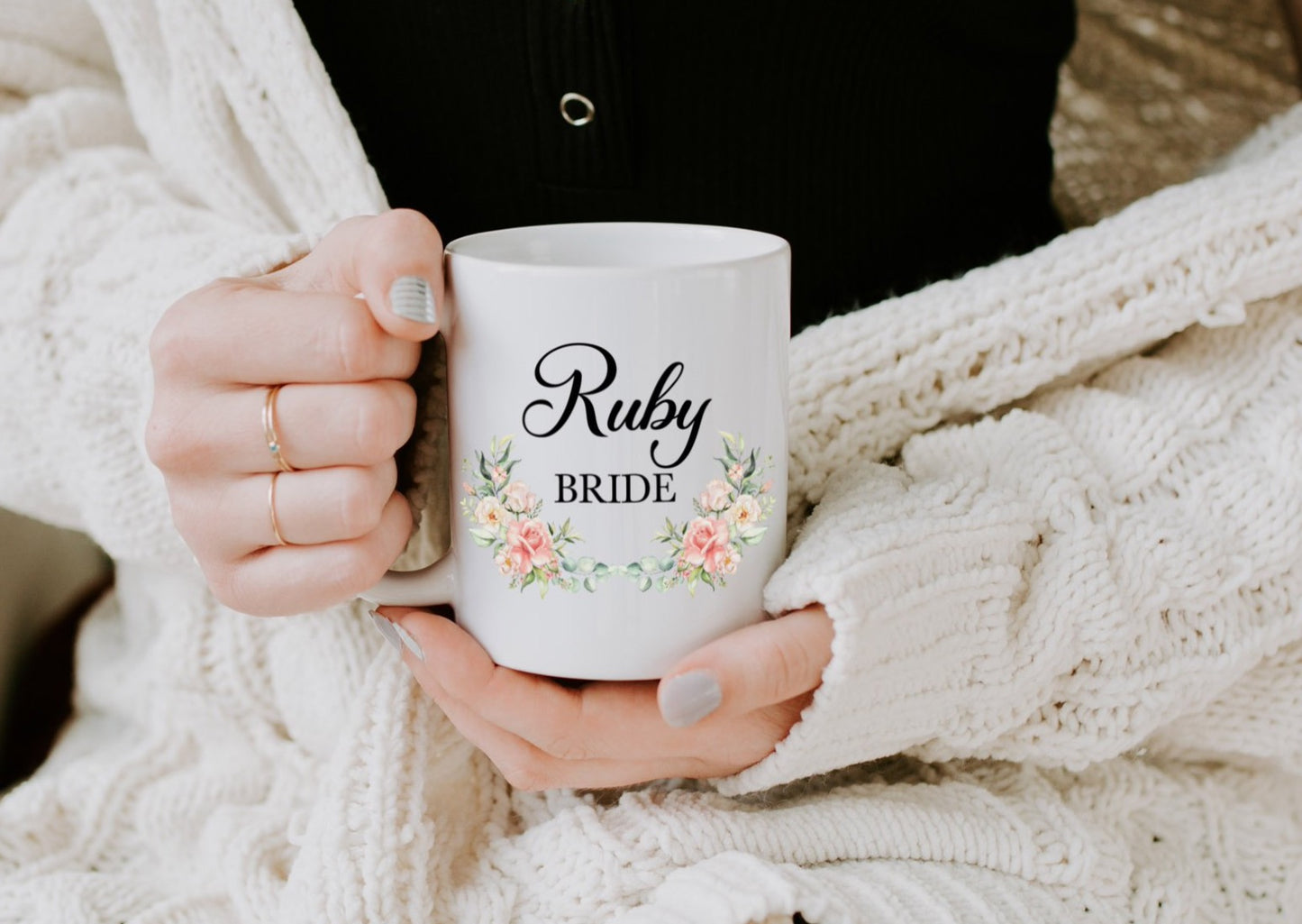 Bride Mug - Floral Print