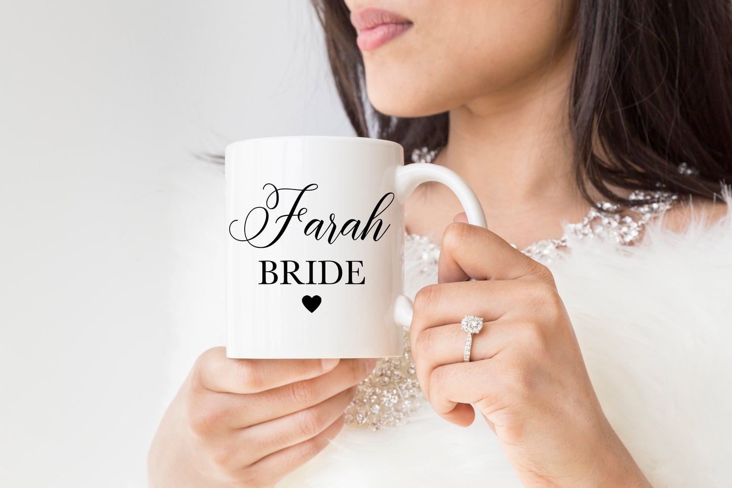 Bride with Heart Mug