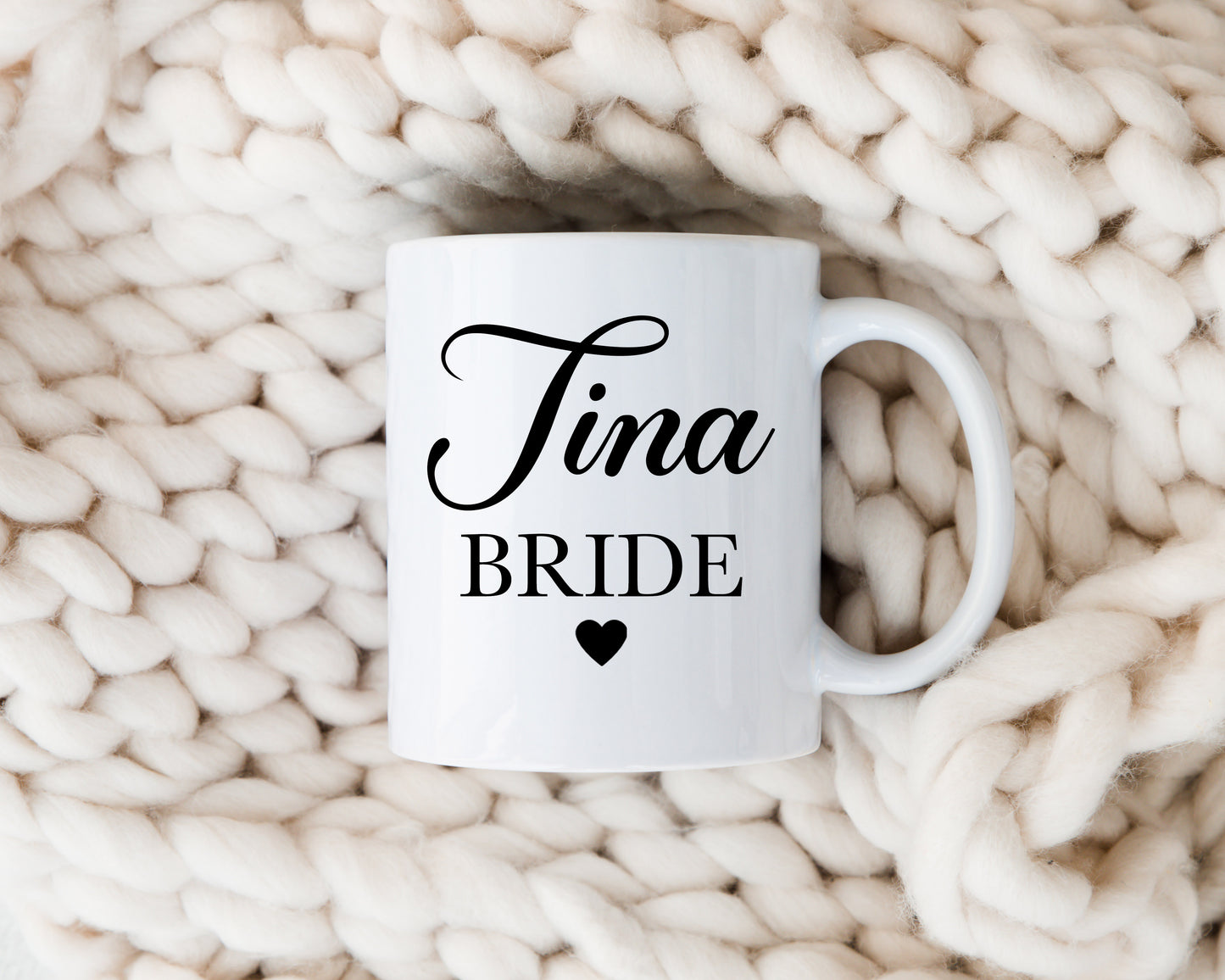 Bride with Heart Mug