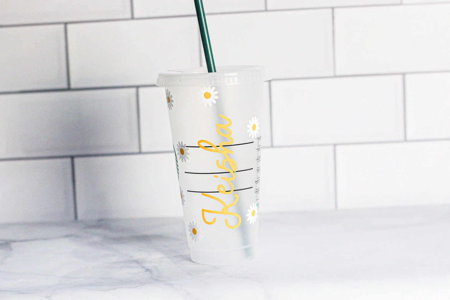 Daisy Flower Tumbler