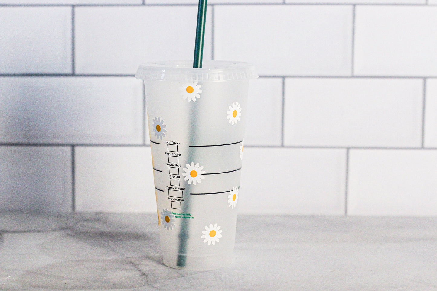 Daisy Flower Tumbler