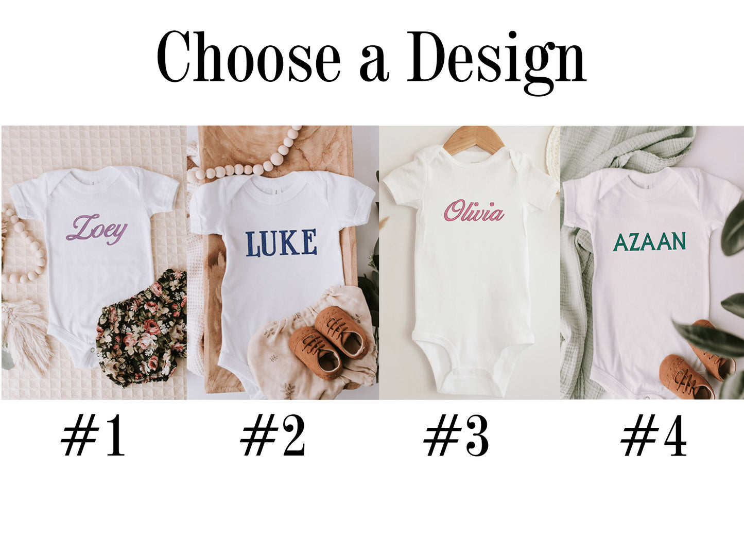 Embroidered Name Onesie/Toddler Shirt