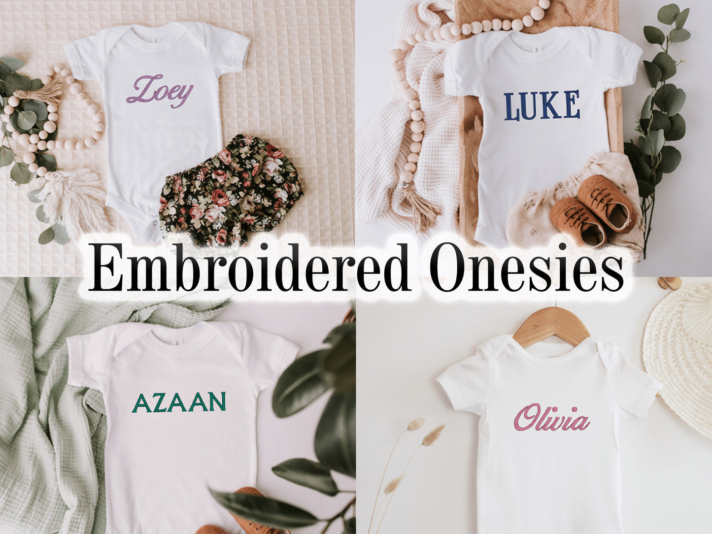 Embroidered Name Onesie/Toddler Shirt