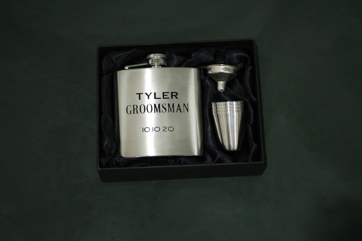 Groom/Groomsmen Flask Set