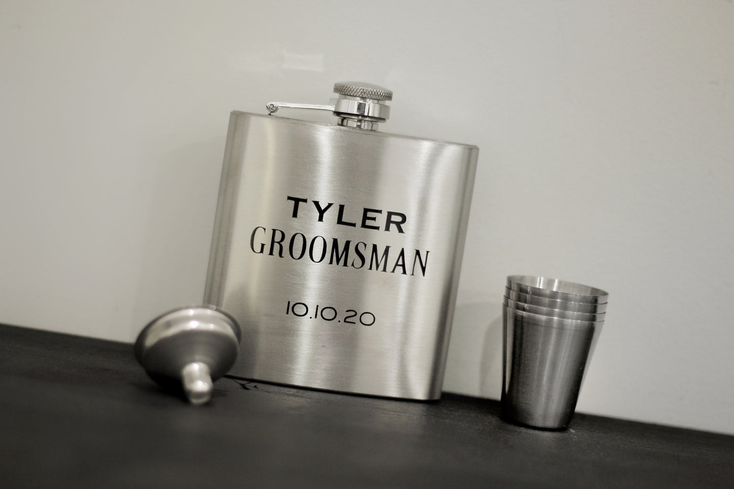 Groom/Groomsmen Flask Set