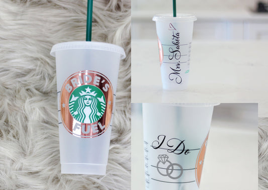 Bride's Fuel Reusable Tumbler