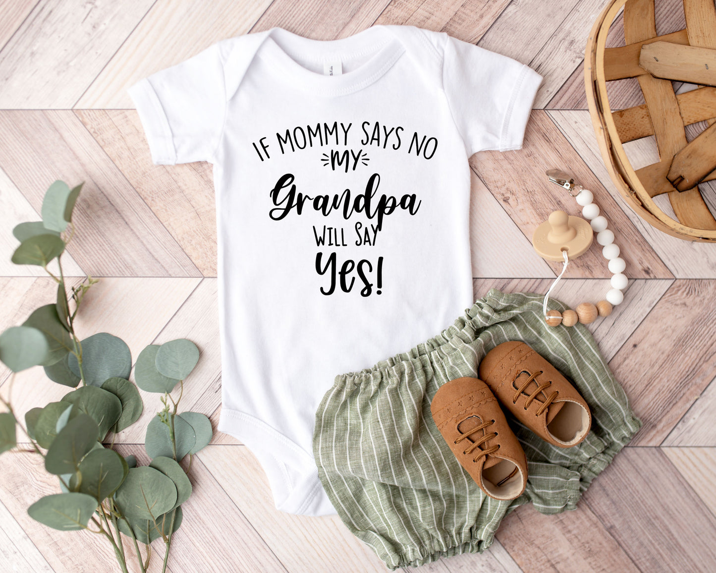 If My Mommy Says No My Masi Will Say Yes Onesie/Toddler T-Shirt