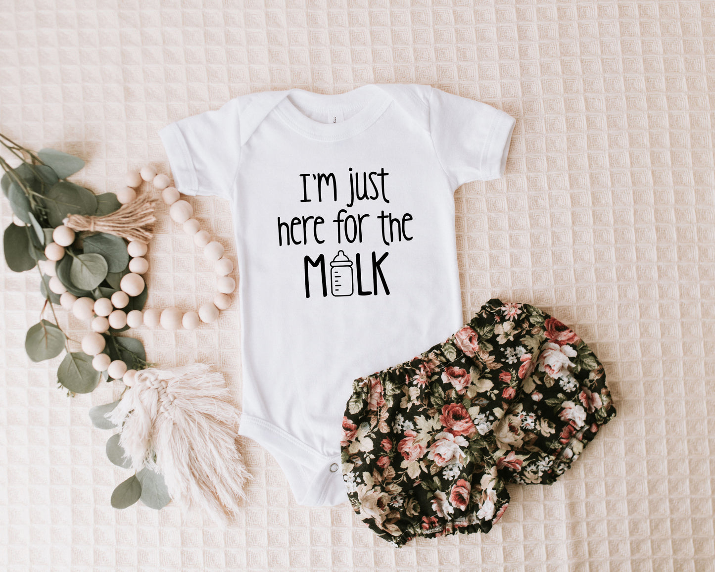 I'm Just Here For The Milk Onesie