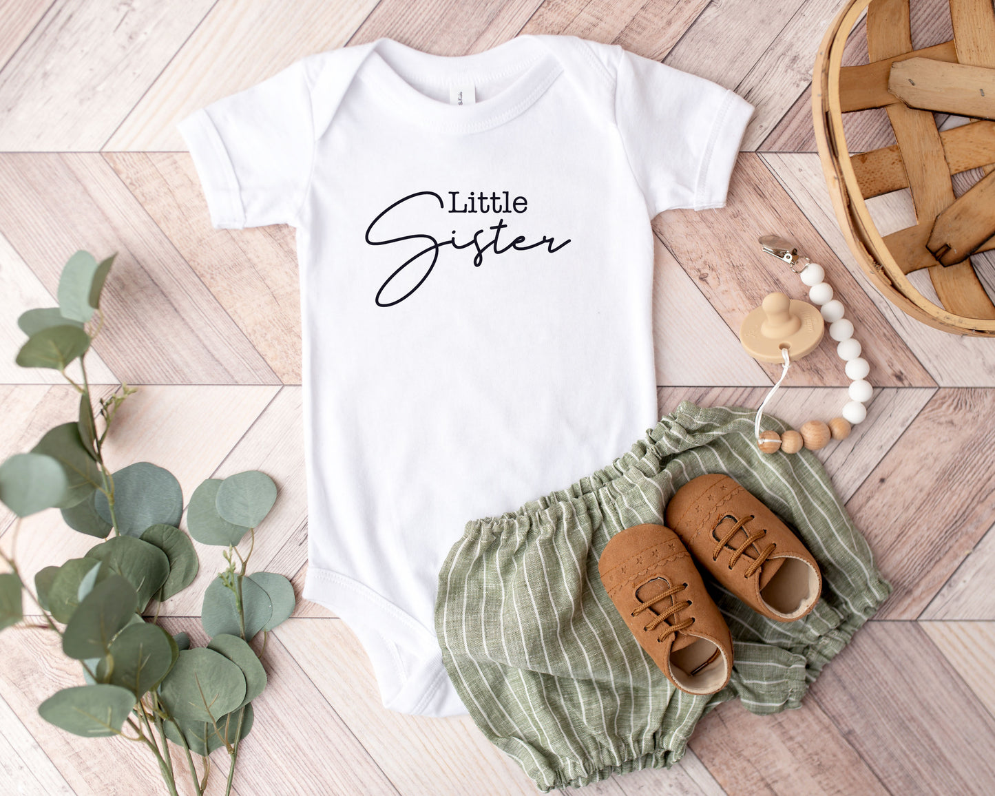 Little Sister Onesie/ Toddler T-Shirt