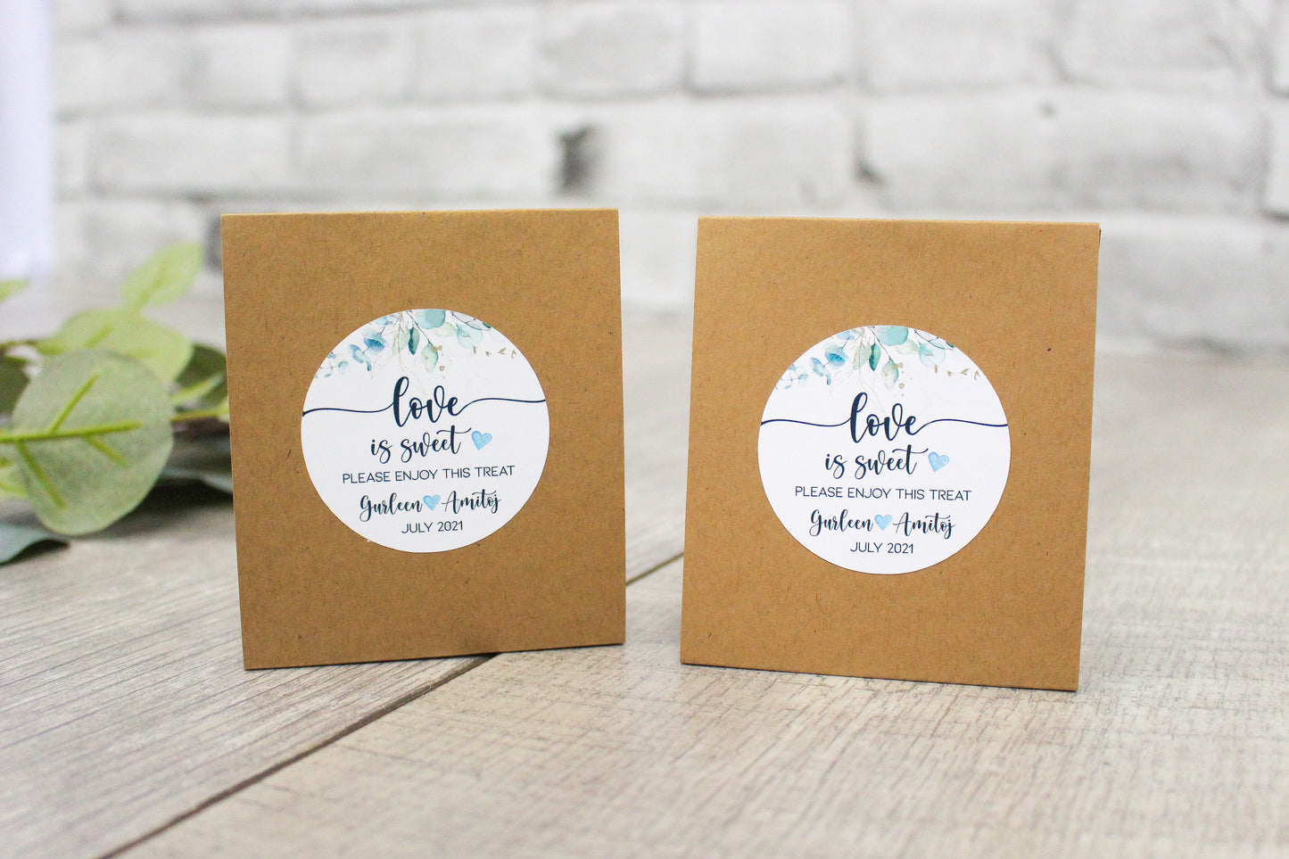 Love is Sweet Wedding Favour Stickers