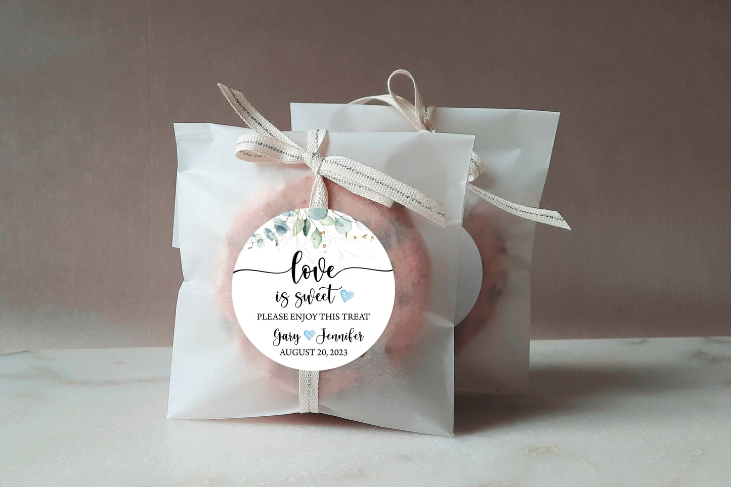 Love is Sweet Wedding Favour Stickers