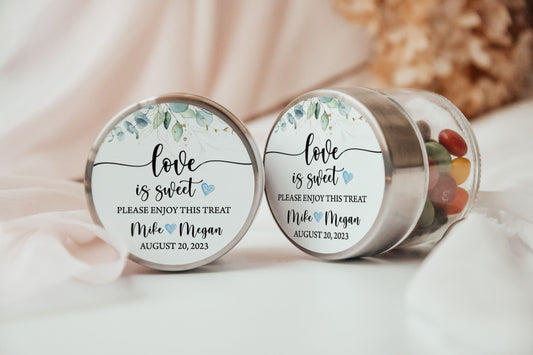 Love is Sweet Wedding Favour Stickers