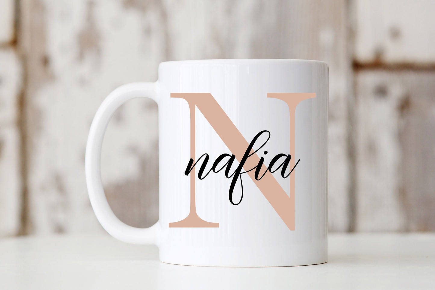 Monogram Letter Name Mug