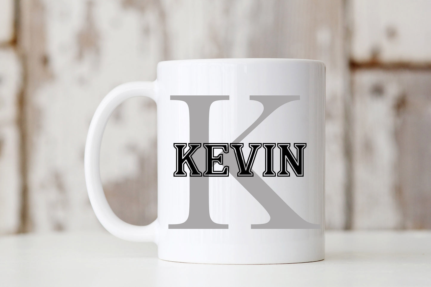 Monogram Letter Name Mug