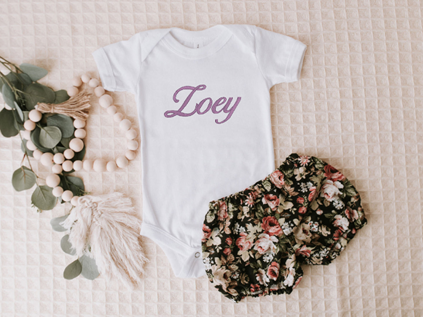 Embroidered Name Onesie/Toddler Shirt