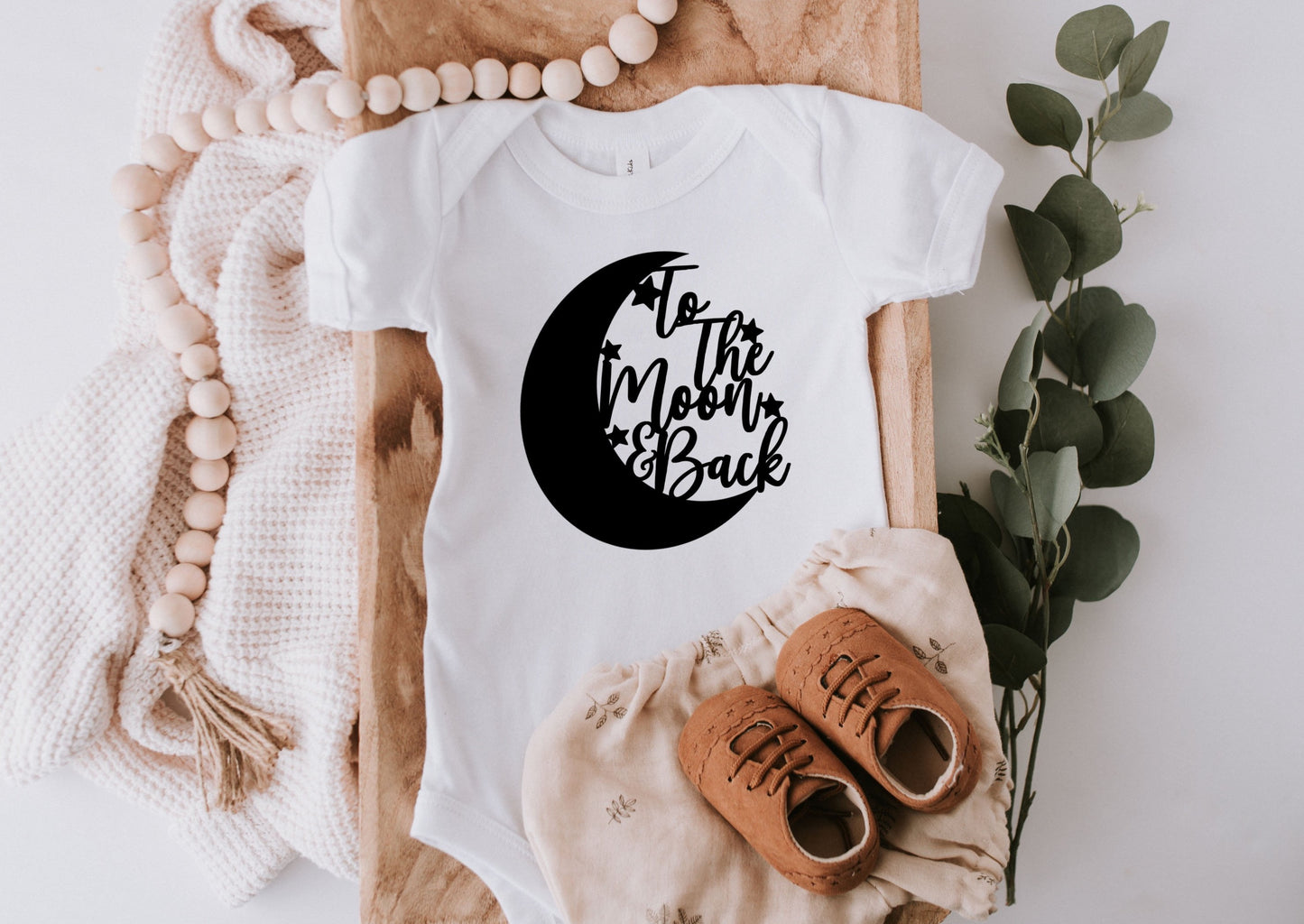 To The Moon and Back Onesie/Shirt