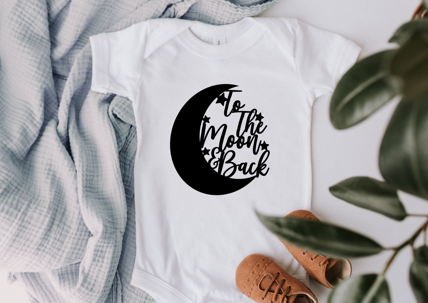 To The Moon and Back Onesie/Shirt