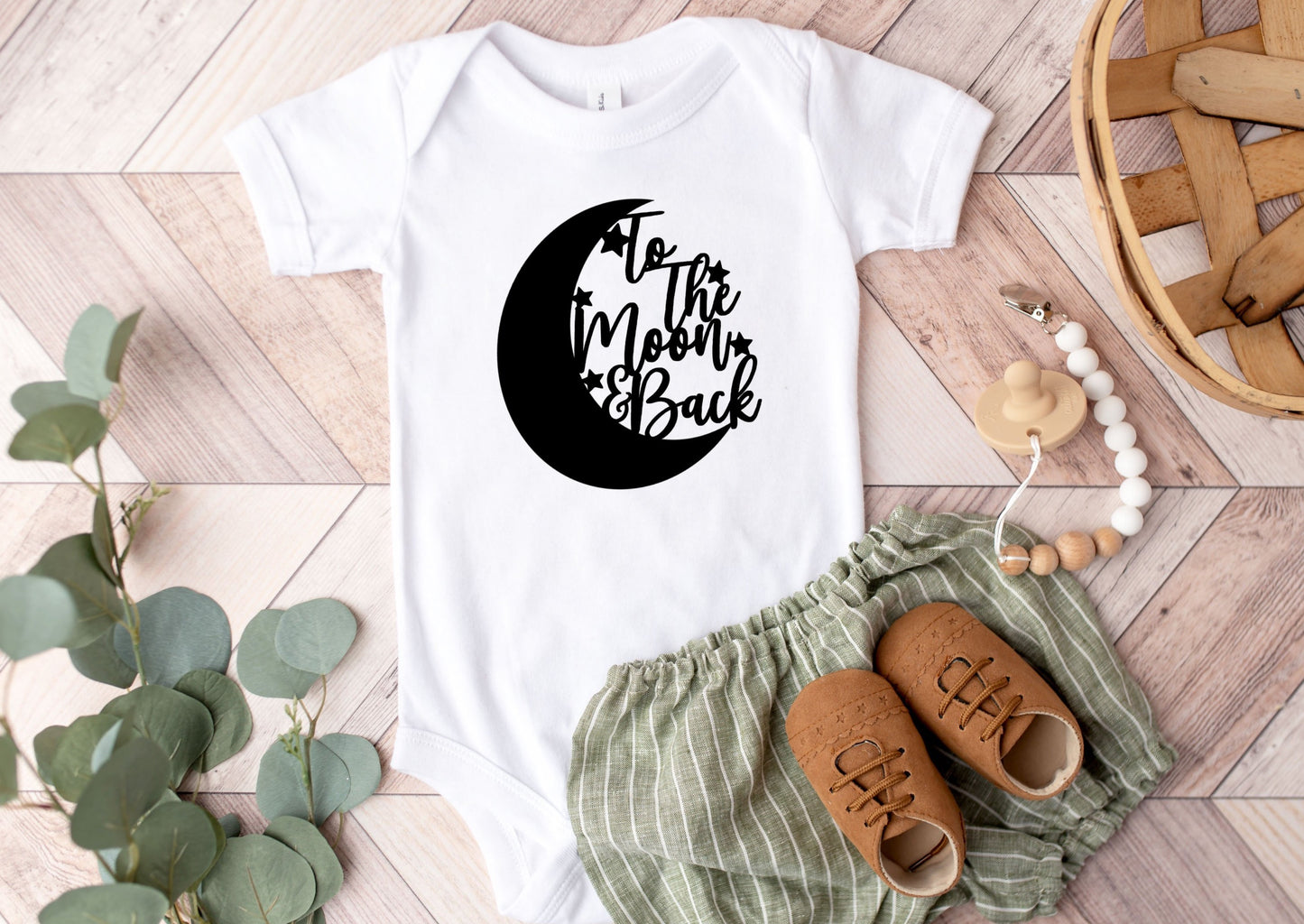 To The Moon and Back Onesie/Shirt